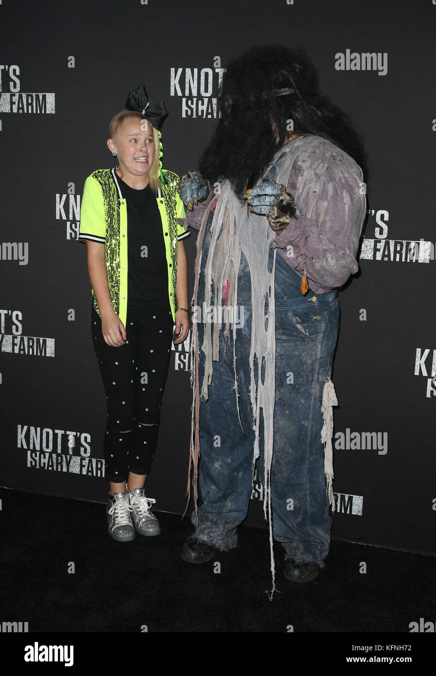 Knott's Scary Farm and Instagram's Celebrity Night Featuring: JoJo Siwa