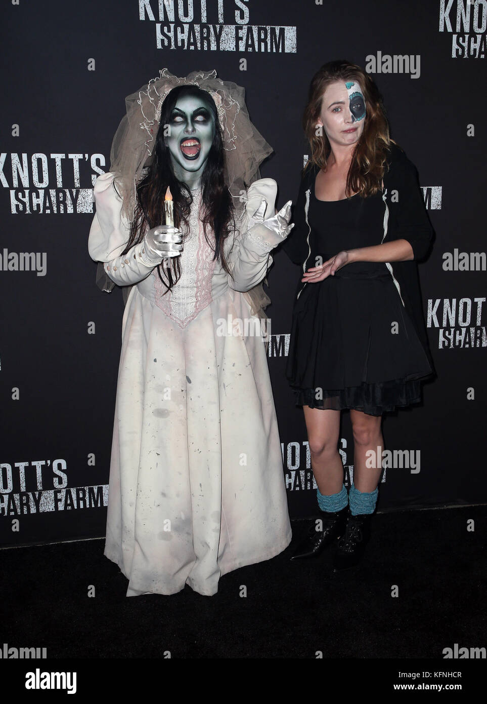 Knott's Scary Farm and Instagram's Celebrity Night Featuring: Britt
