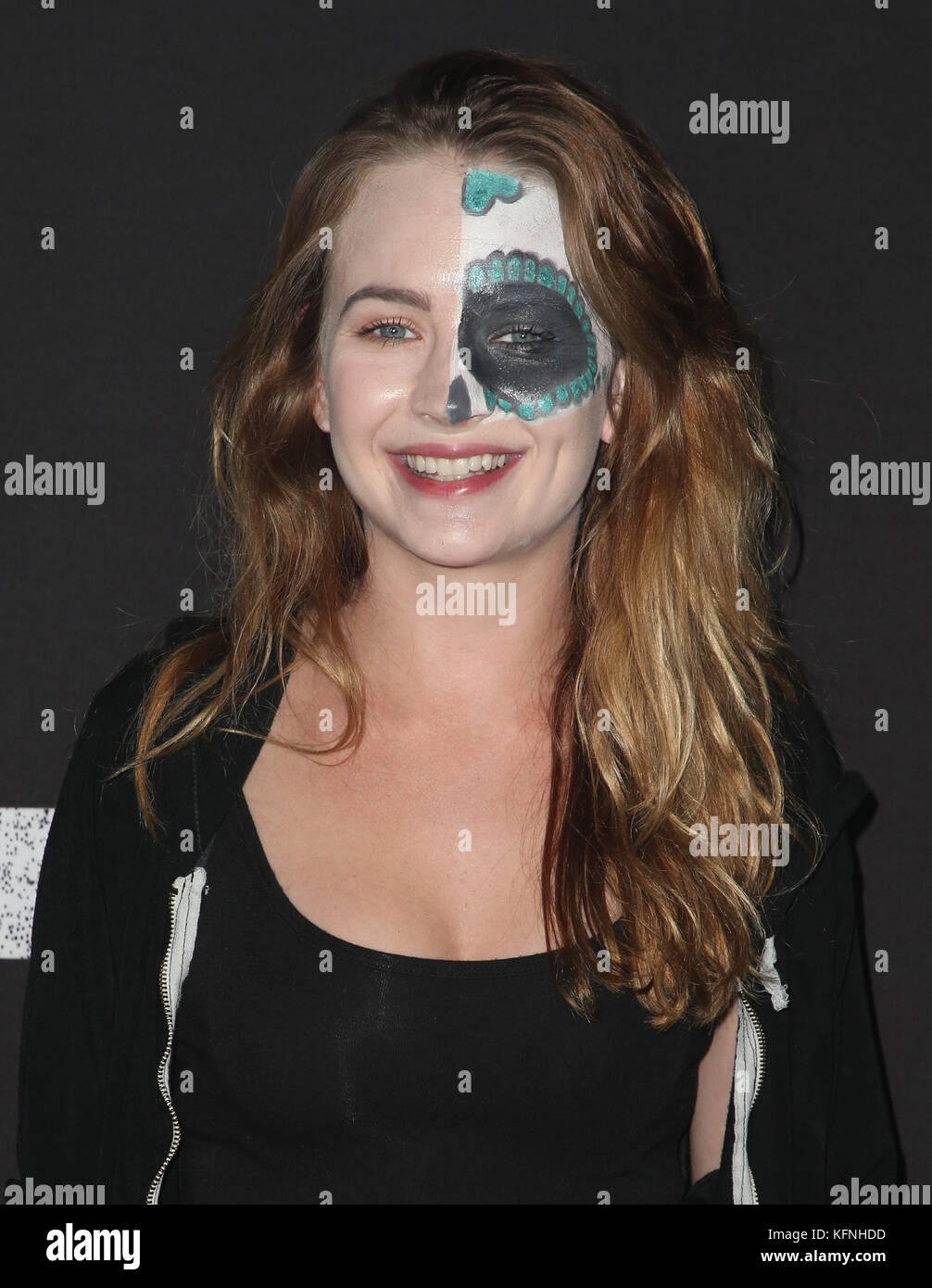 Knott's Scary Farm and Instagram's Celebrity Night Featuring: Britt