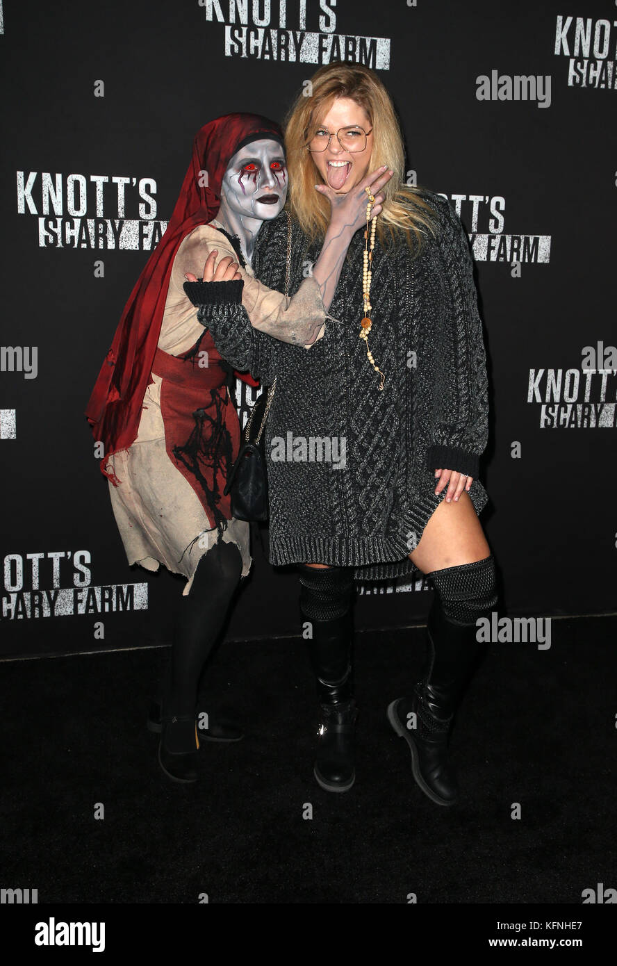 Knott's Scary Farm and Instagram's Celebrity Night Featuring: Sasha