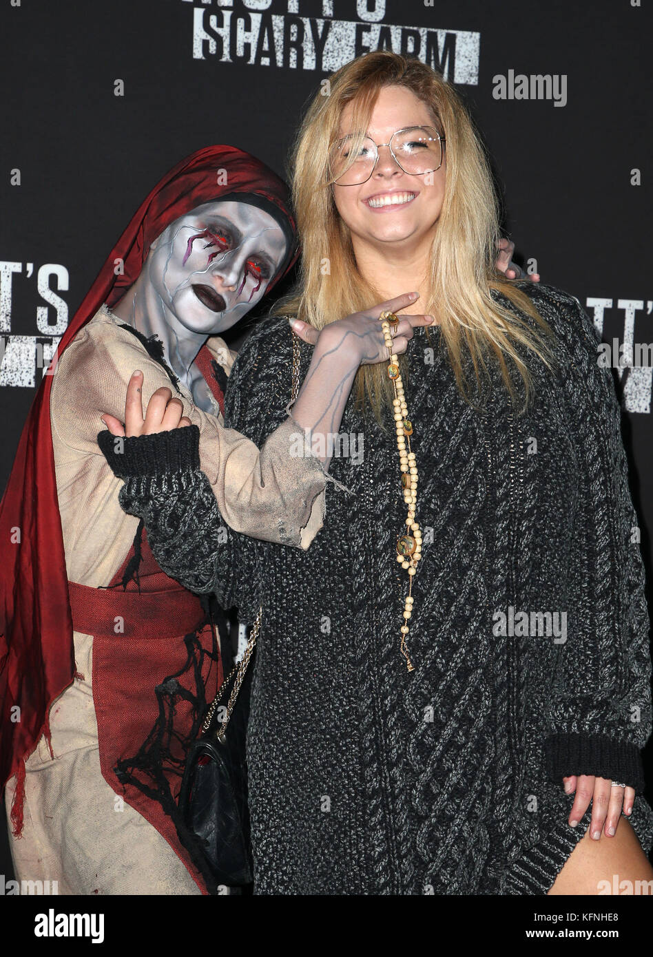 Knott's Scary Farm and Instagram's Celebrity Night Featuring: Sasha