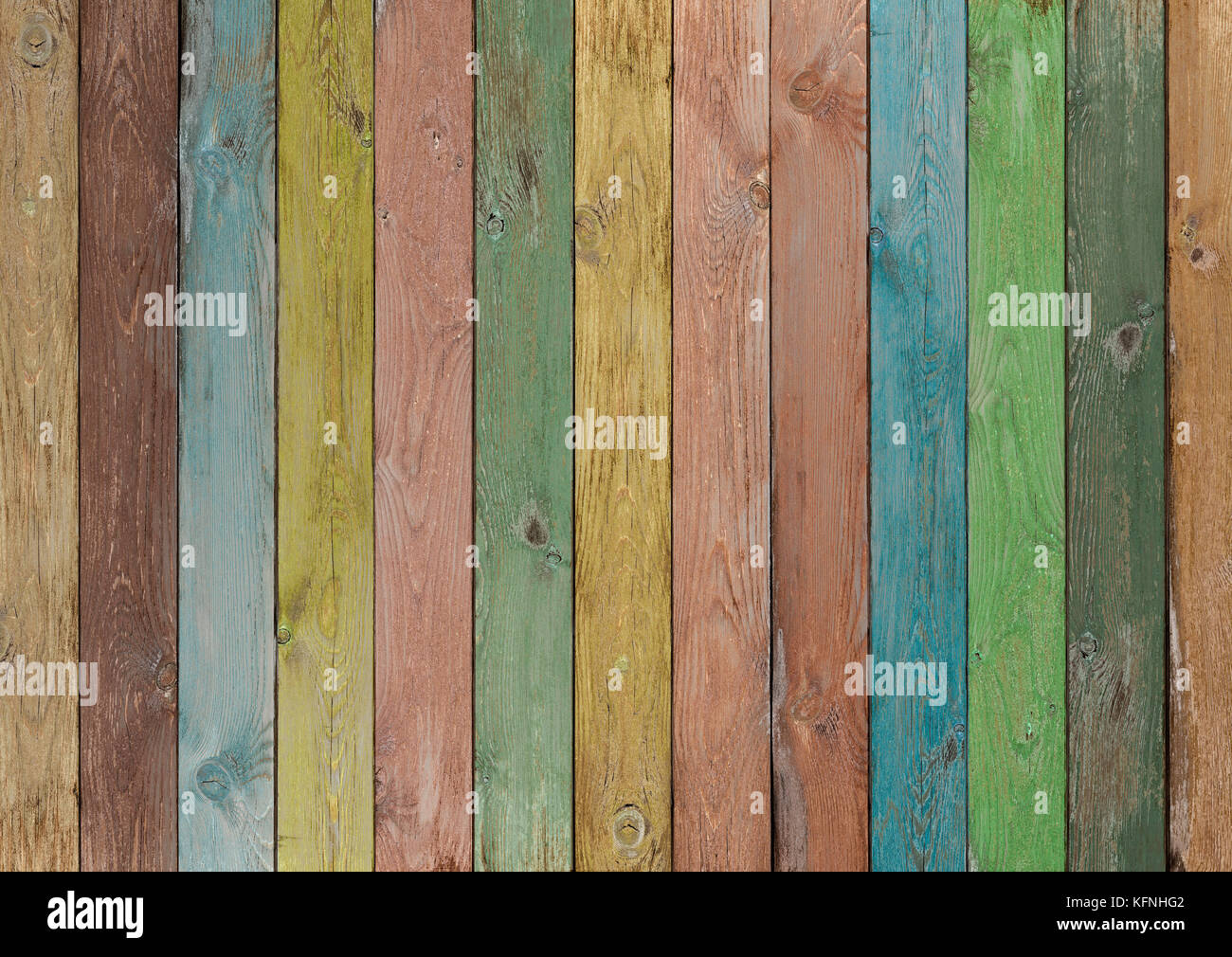 colorful wood background Stock Photo