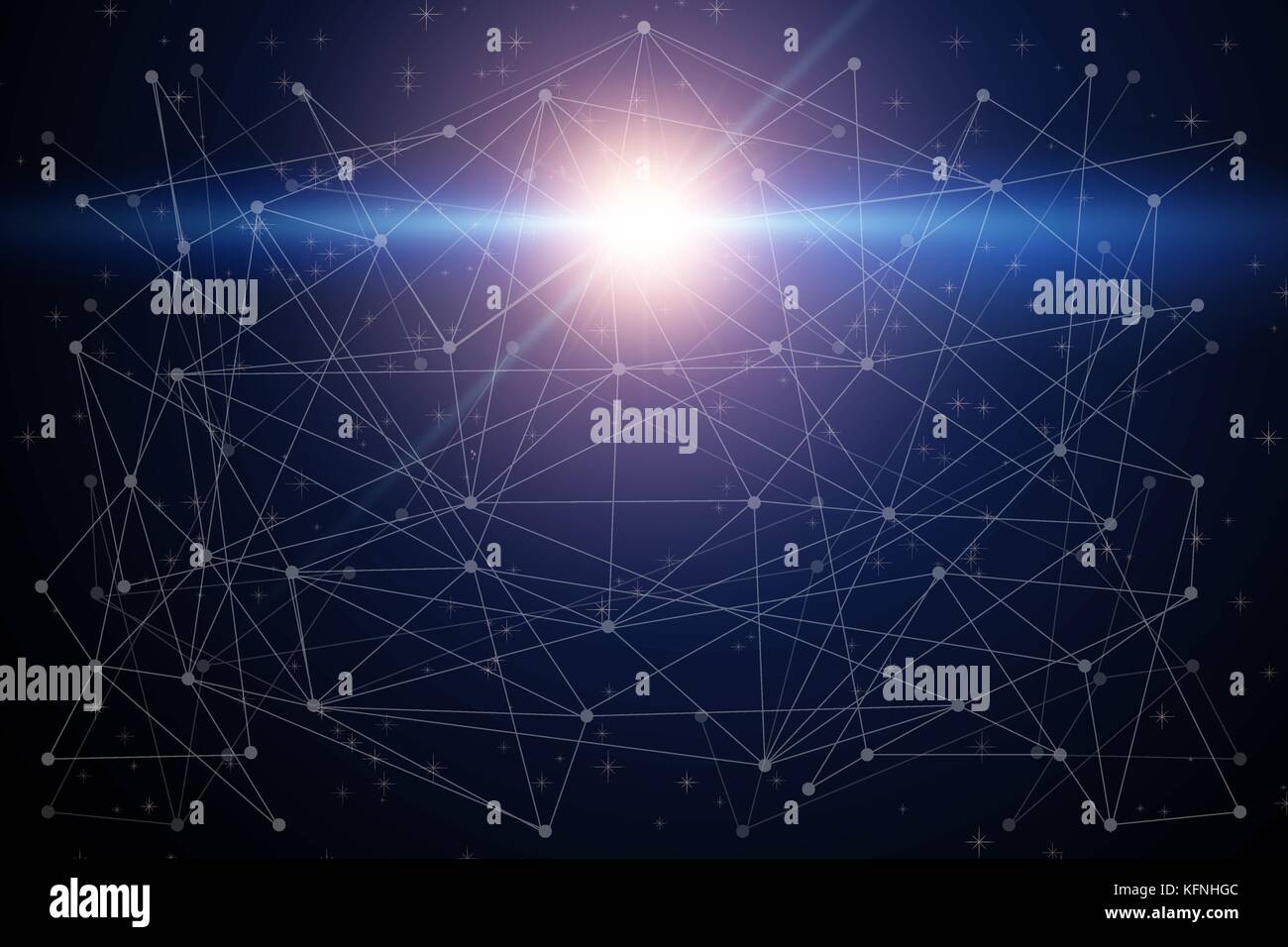 Space background of Blockchain Stock Vector Image & Art - Alamy