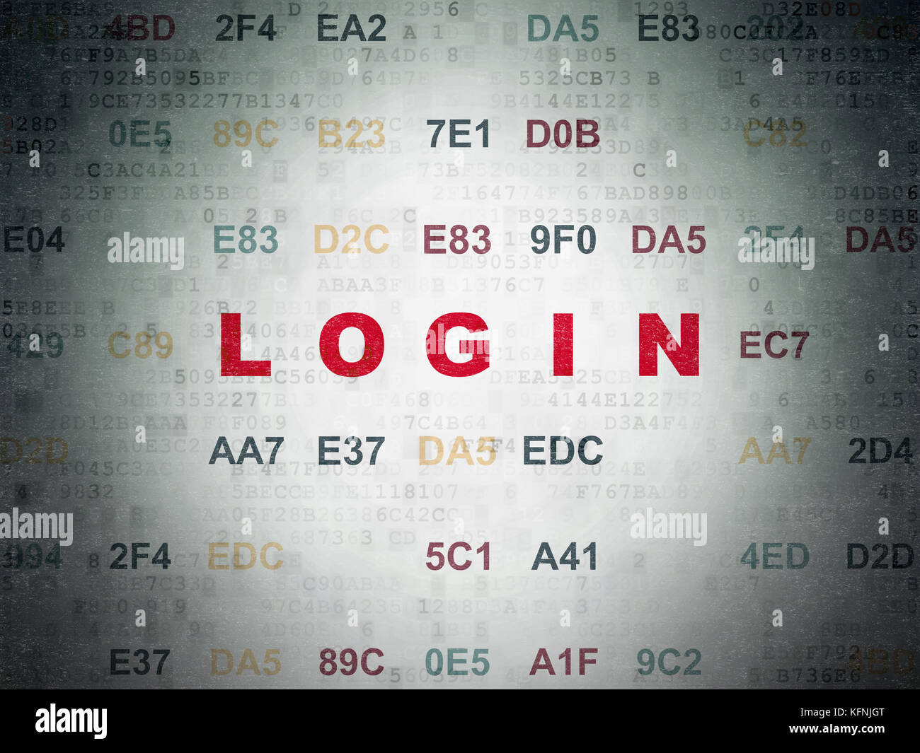 Security concept: Login on Digital Data Paper background Stock Photo ...