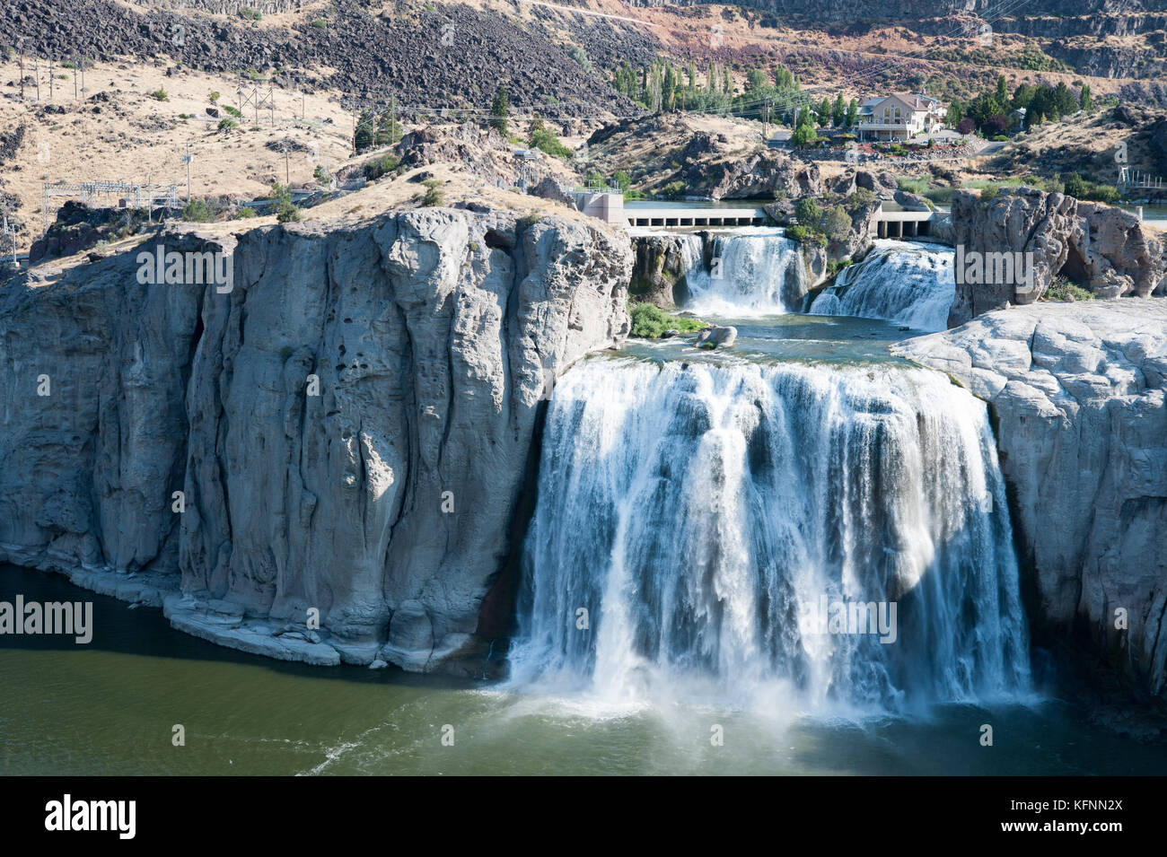 Shoshone Falls in Twin Falls, Idaho Stock Photo