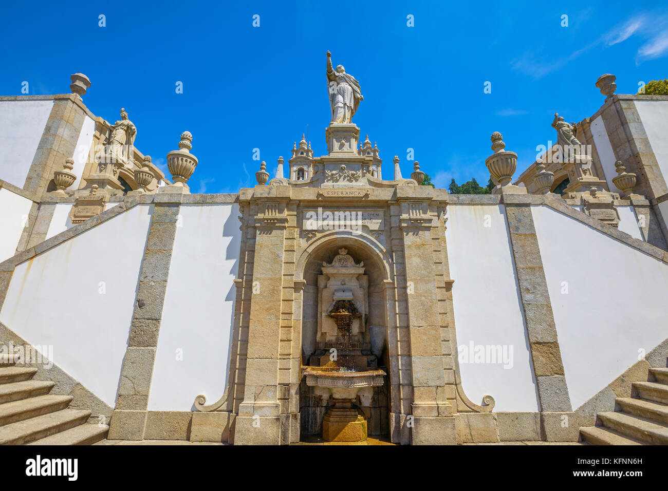 Bom Jesus staircase Stock Photo - Alamy