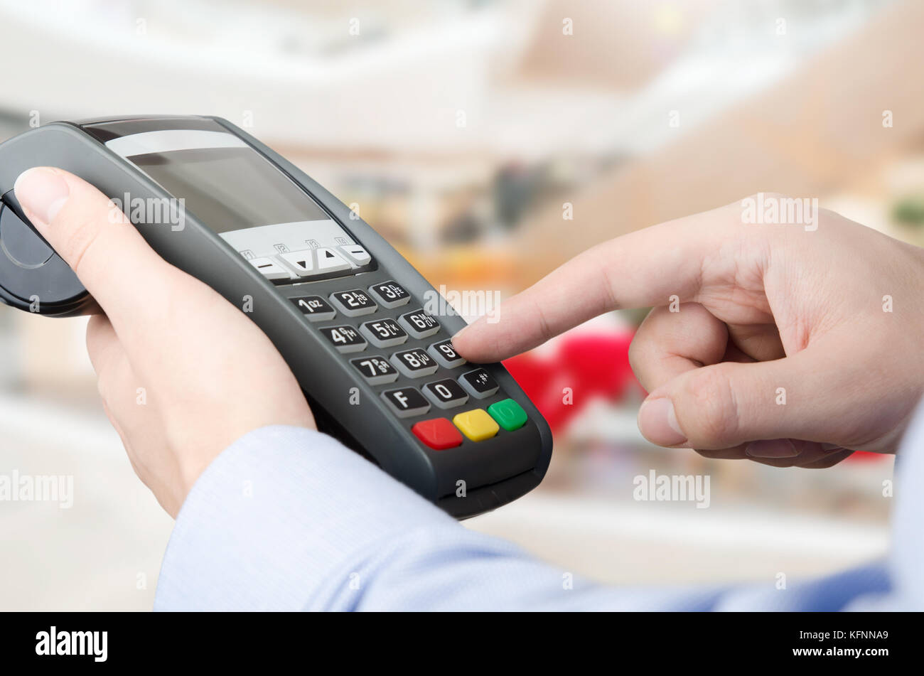 Credit Card Machine Supermarket High Resolution Stock Photography And Images Alamy