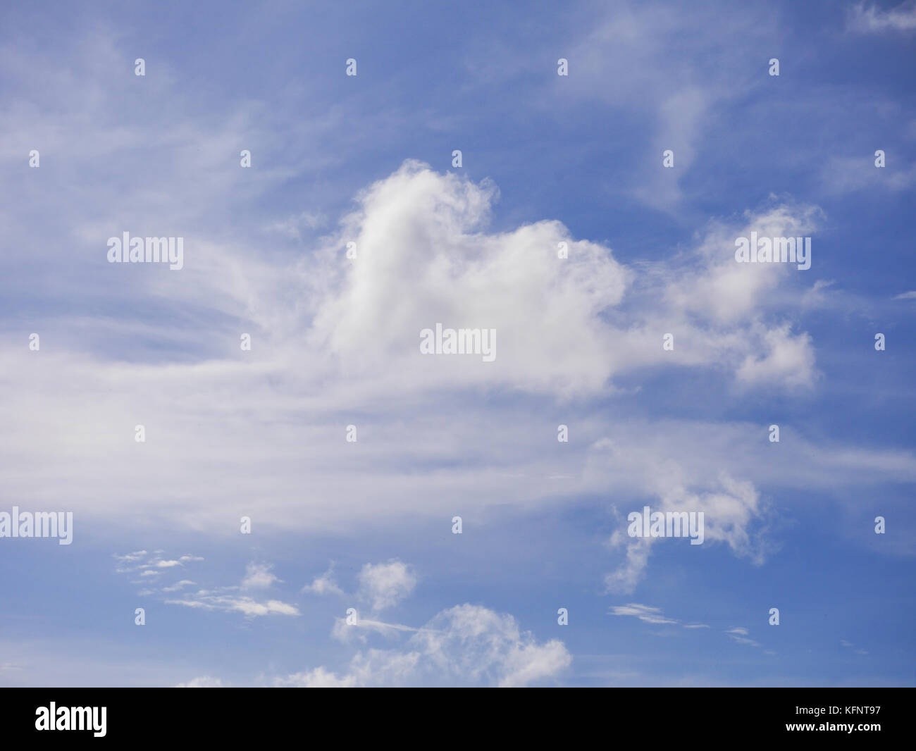 beautiful cloudy blue sky background Stock Photo - Alamy