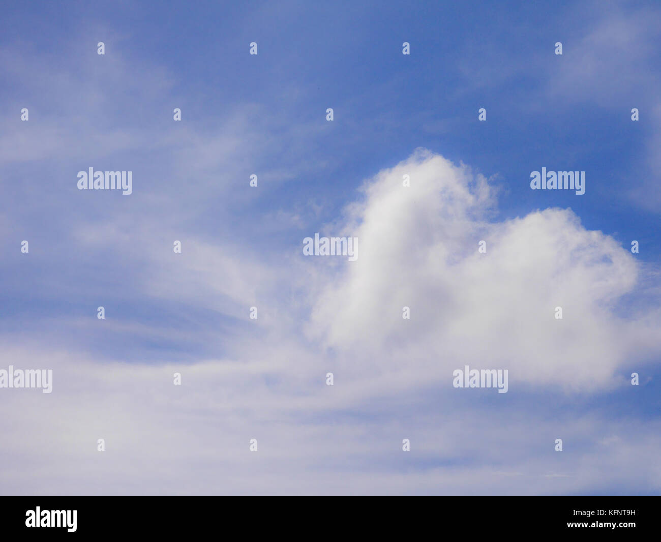 beautiful cloudy blue sky background Stock Photo - Alamy