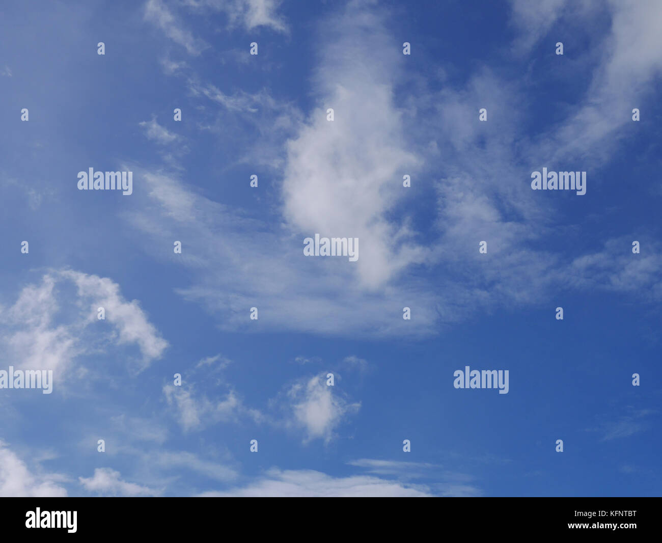 beautiful cloudy blue sky background Stock Photo - Alamy