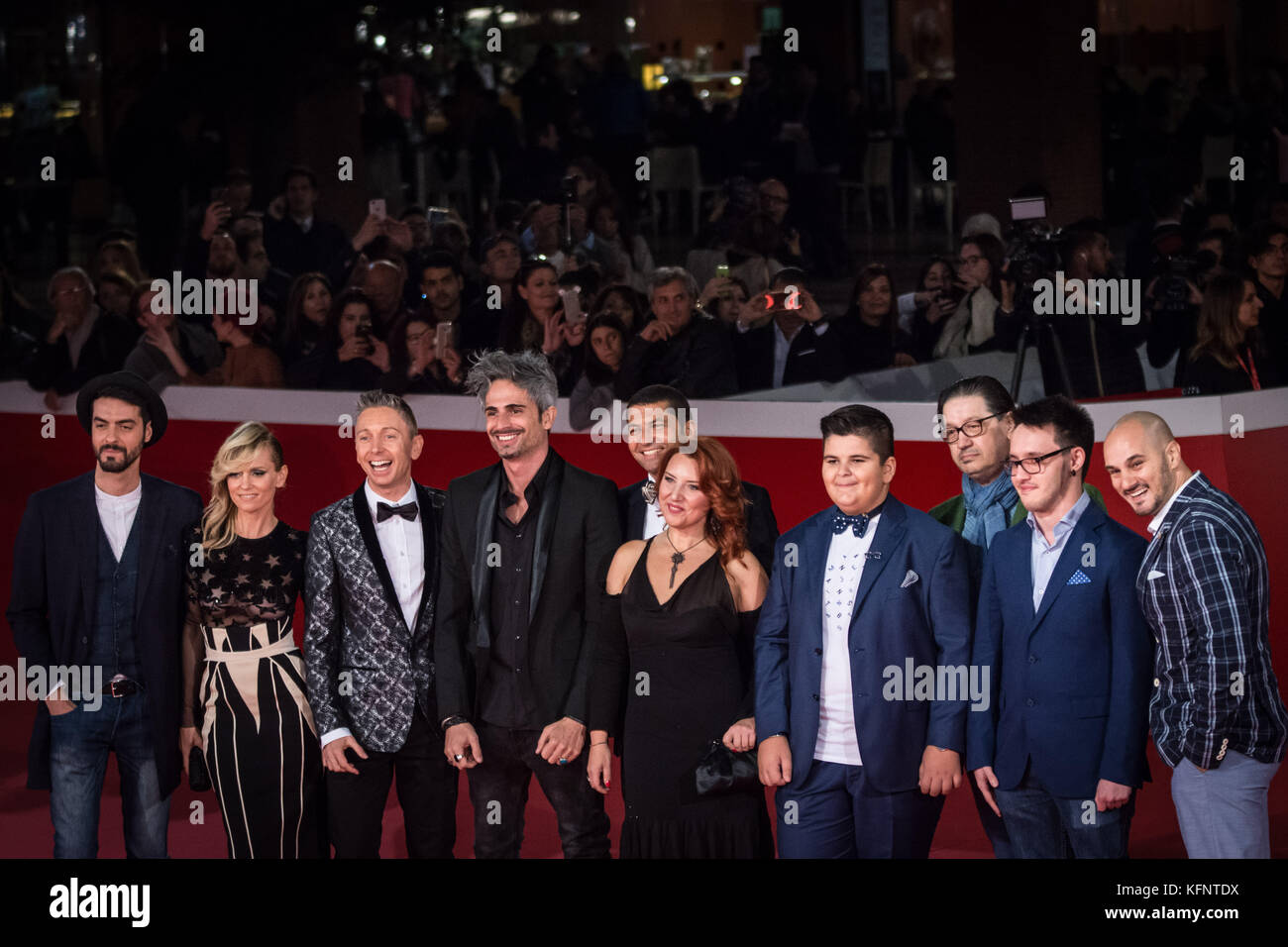 Rome, Italy. 30th Oct, 2017. Justine Mattera, Gianluca Mech and guests walks a red carpet for 'Good Food' during the 12th Rome Film Fest at Auditorium Parco Della Musica on October 30, 2017 in Rome, Italy. Credit: Andrea Ronchini/Pacific Press/Alamy Live News Stock Photo
