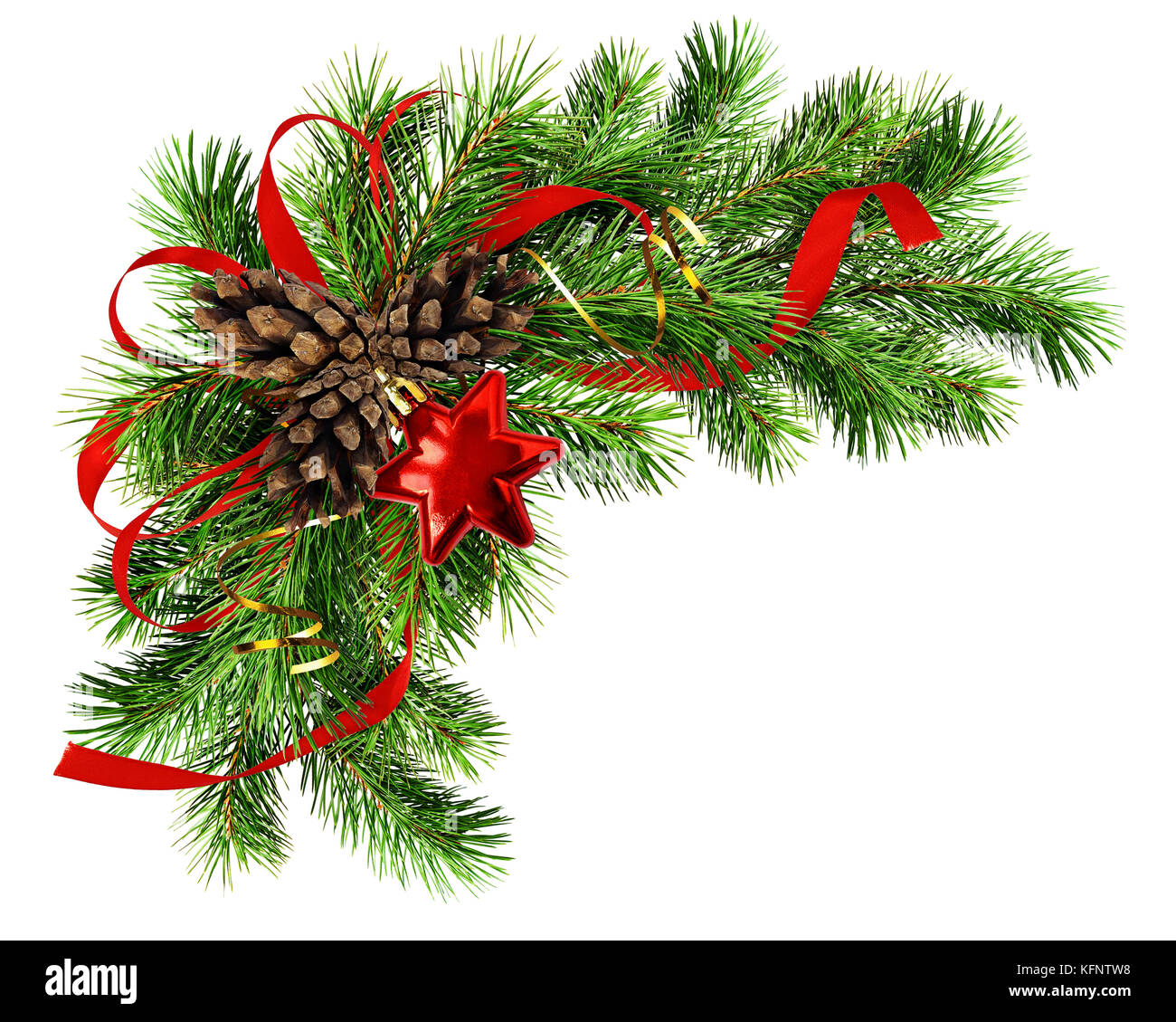 Decorated twigs and Christmas pom poms - Saga