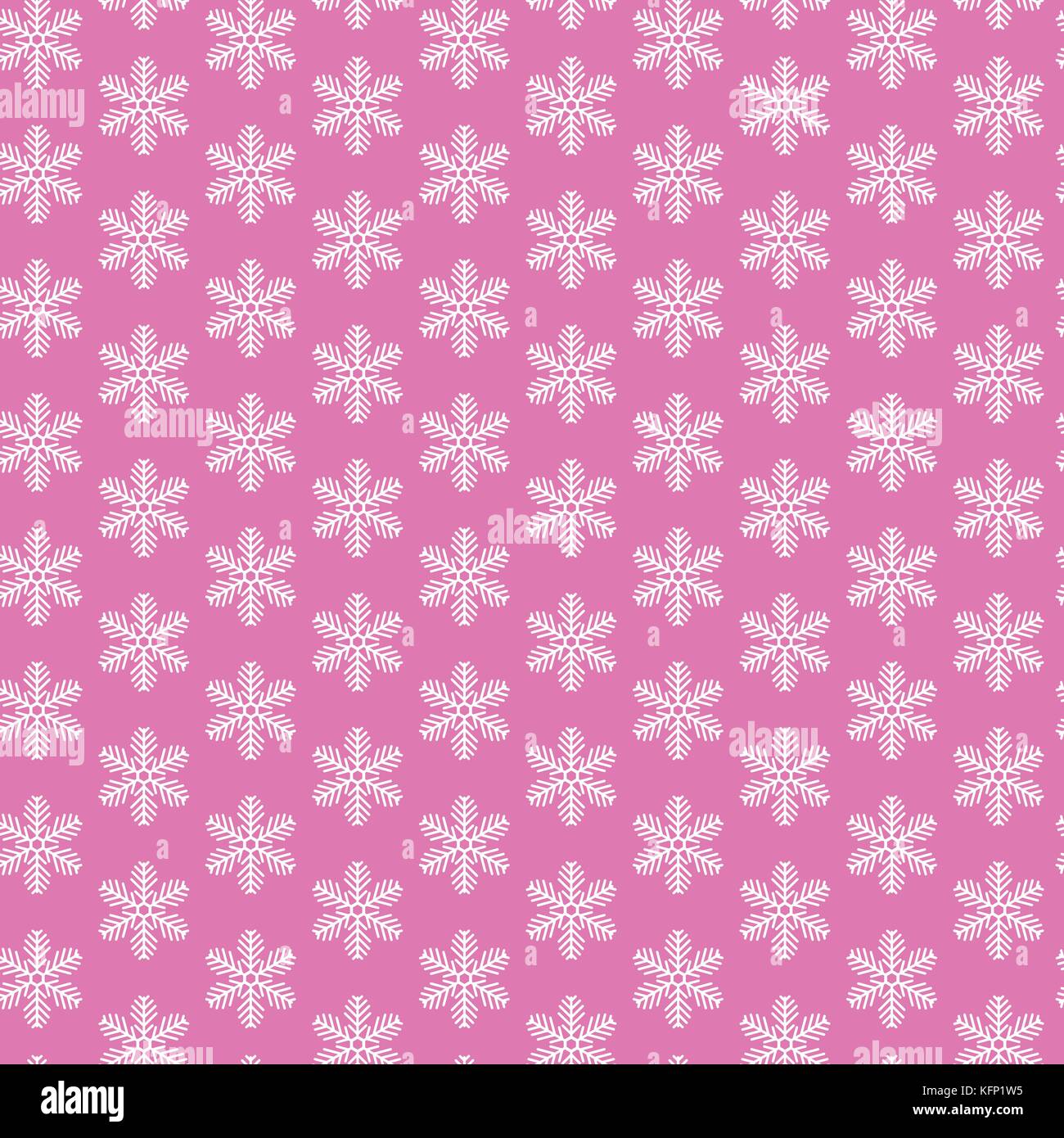 Christmas New Year seamless pattern with snowflakes. Holiday background. Snowflakes. Xmas winter trendy decoration. Festive texture. Hand drawn vector Stock Vector