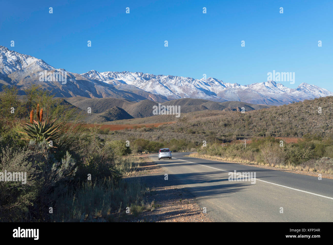 Swartberg Mountains, Oudtshoorn, Western Cape, South Africa Stock Photo