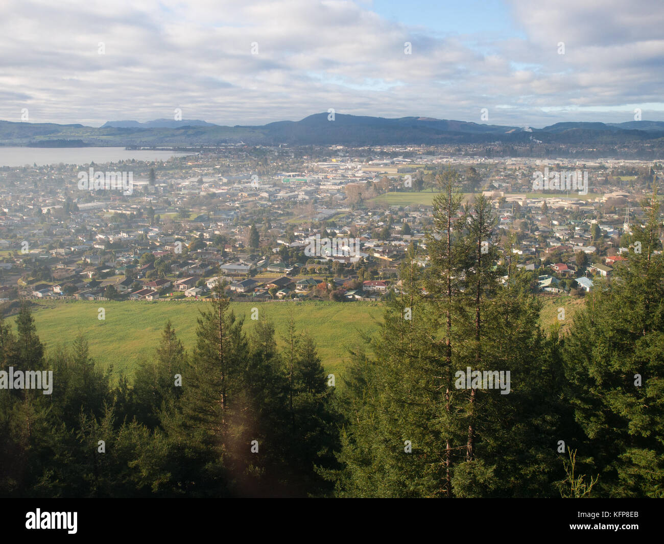 Rotorua Landscape Stock Photo