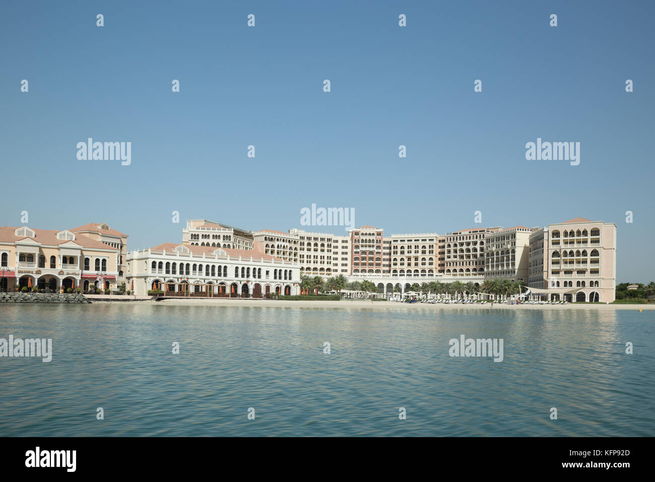 United Arab Emirates, Abu Dhabi, the Ritz-Carlton Grand Canal hotel Stock Photo