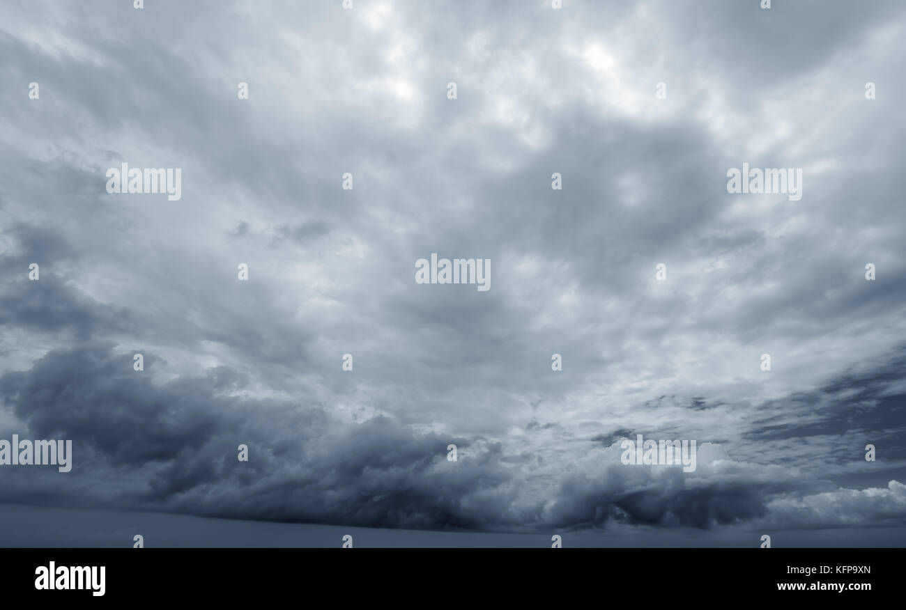 Background of dark clouds before a thunder-storm Stock Photo - Alamy