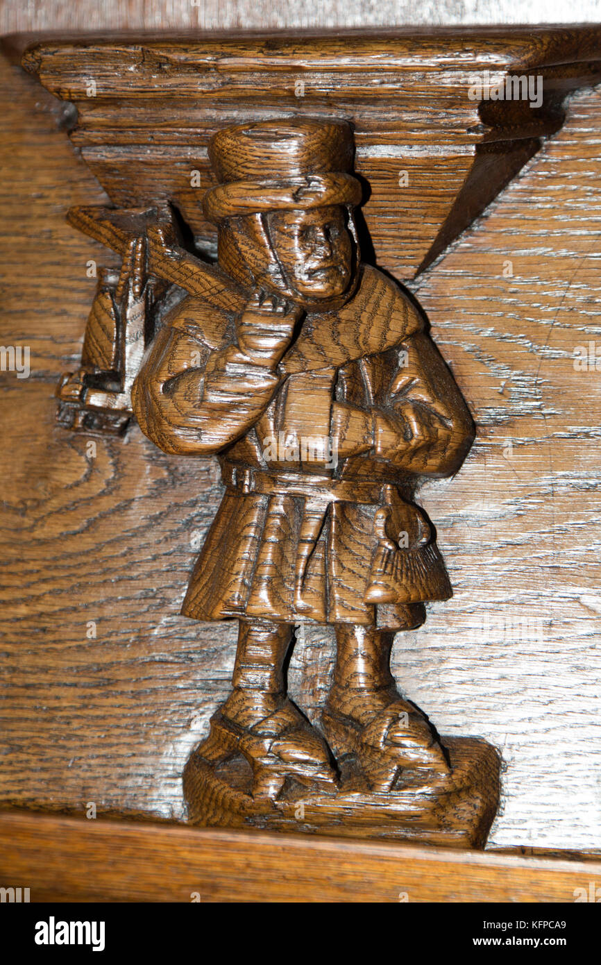 Wood carving in the Grote Kerk (also known as OnzeLieveVrouwekerk