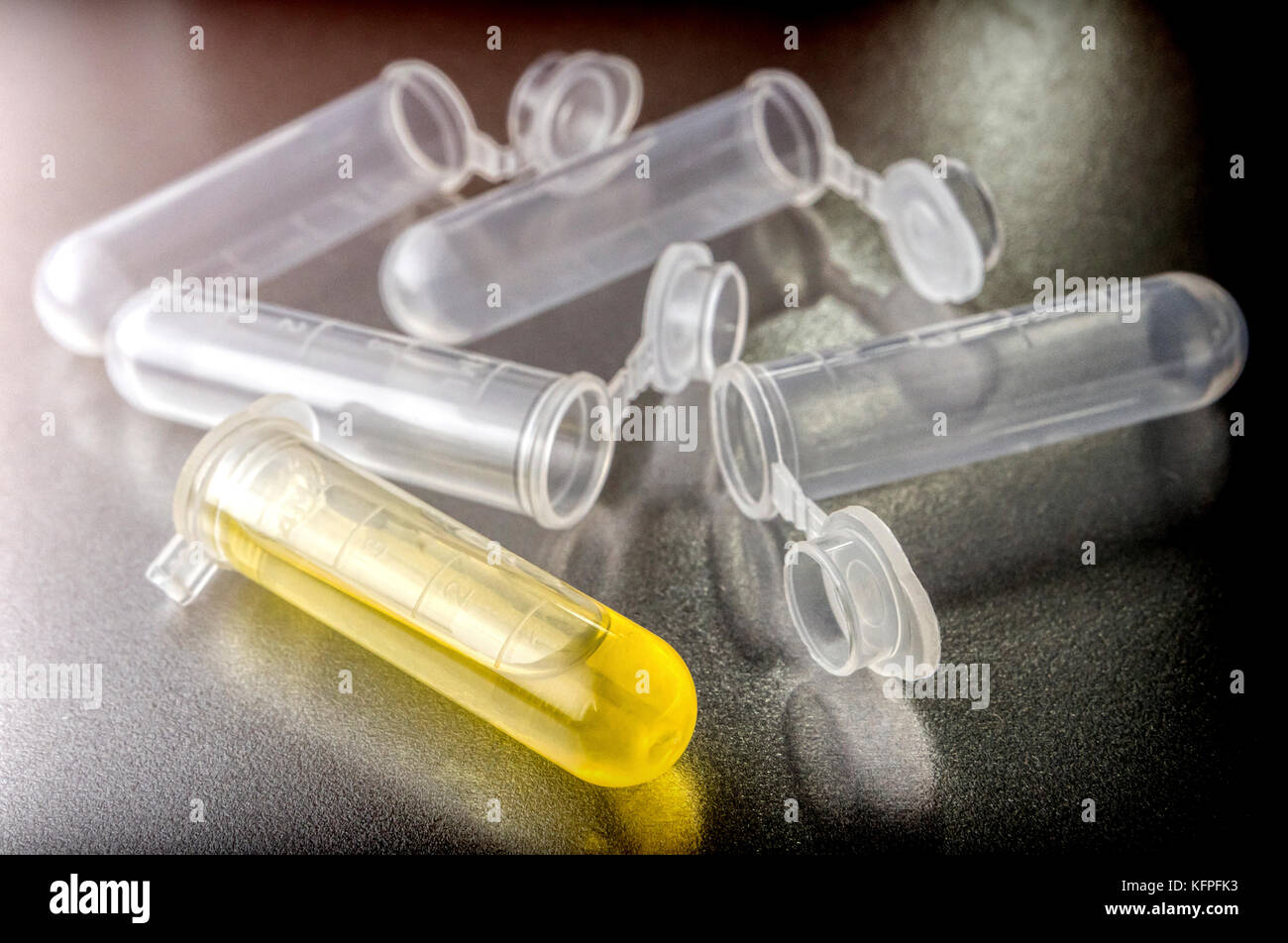 Several Vials In Laboratory, Conceptual Image Stock Photo Alamy