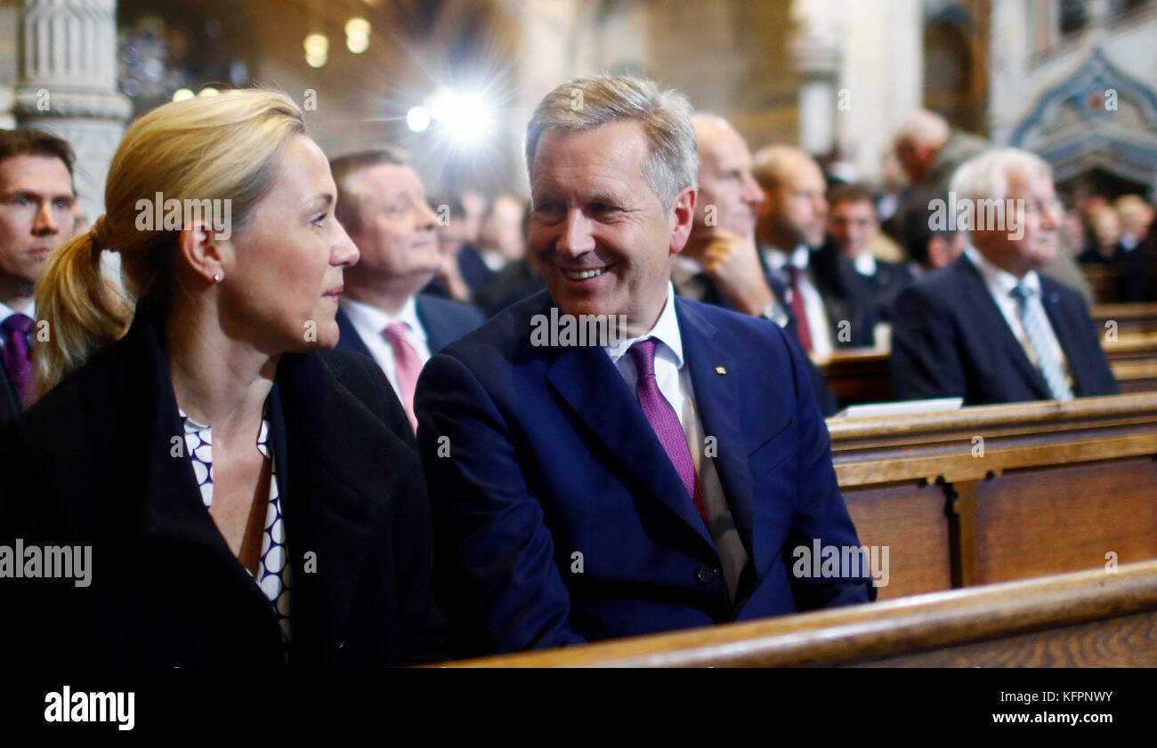 Wittenberg, Germany. 31st Oct, 2017. Former German president Christian