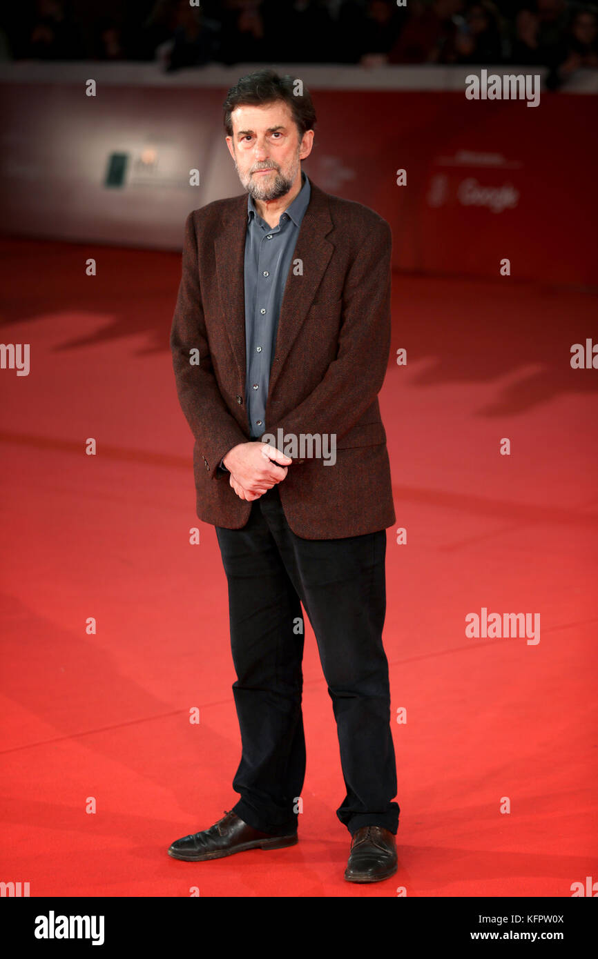 Rome, Italy. 30th Oct, 2017. ROME, ITALY - OCTOBER 30: Italian director, actor, screenwriter and film producer Nanni Moretti on the red carpet of the Rome Film Festival. Credit: Polifoto/Alamy Live News Stock Photo