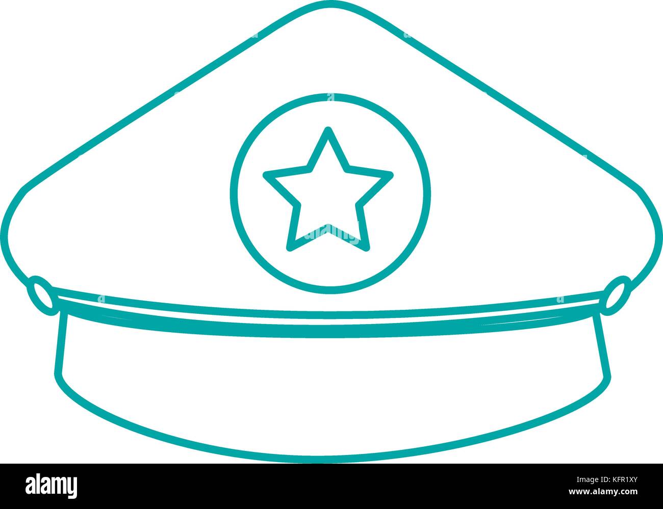 police cap icon Stock Vector Image & Art - Alamy