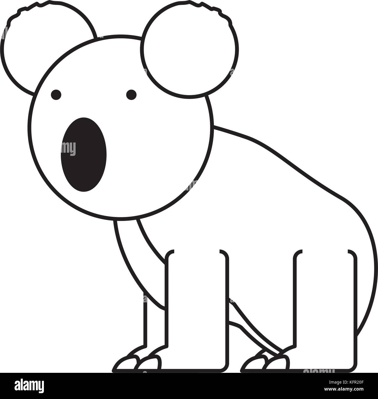 koala bear vector illustration Stock Vector Image & Art - Alamy
