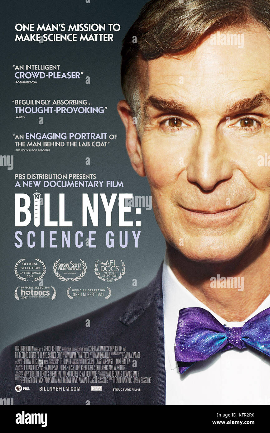 BILL NYE SCIENCE GUY, US poster, Bill Nye, 2017. ©PBS Distribution/courtesy Everett Collection