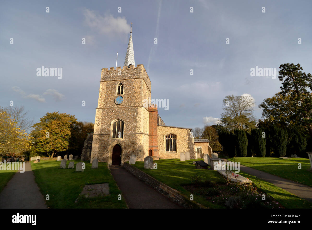 Great Saint Mary's church, Sawbridgeworth, Hertfordshire Stock Photo