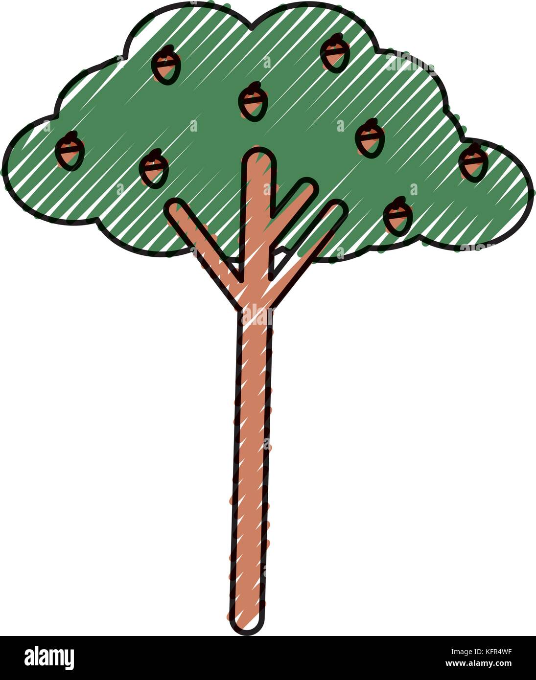 tree vector illustration Stock Vector Image & Art - Alamy