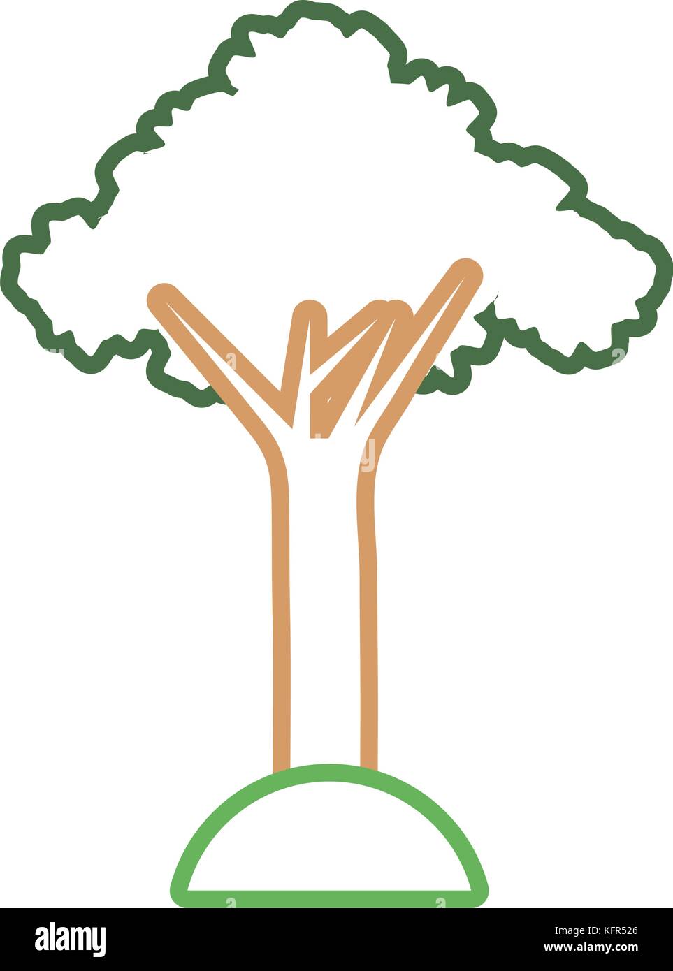 tree vector illustration Stock Vector Image & Art - Alamy