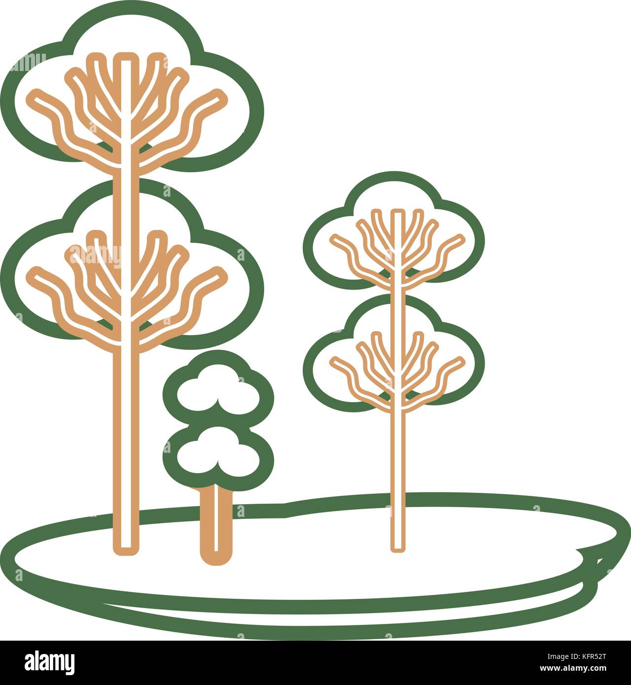 tree vector illustration Stock Vector Image & Art - Alamy