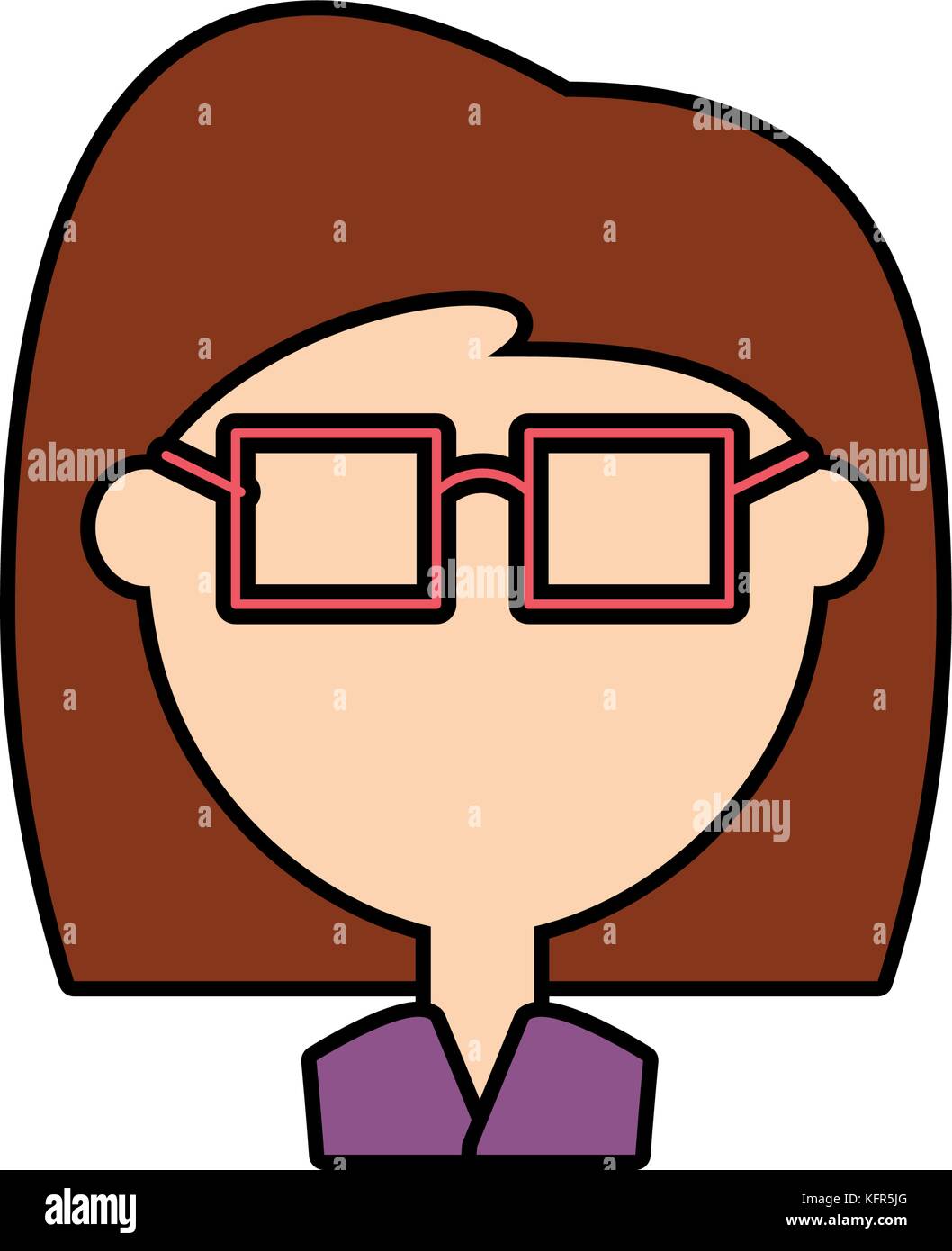 cartoon woman icon Stock Vector Image & Art - Alamy