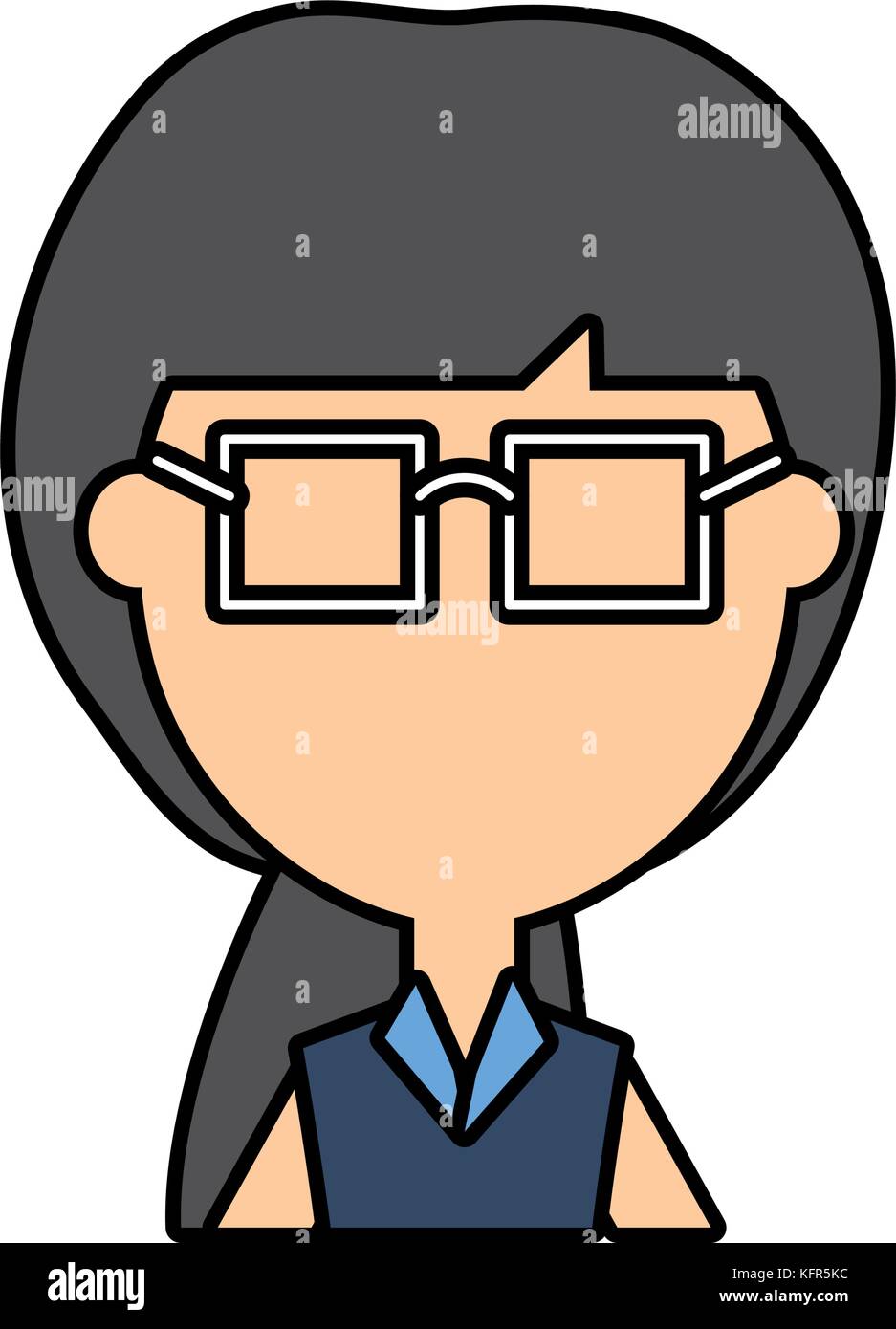 cartoon woman icon Stock Vector Image & Art - Alamy