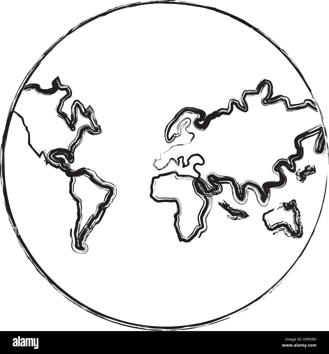 earth planet icon Stock Vector Image & Art - Alamy