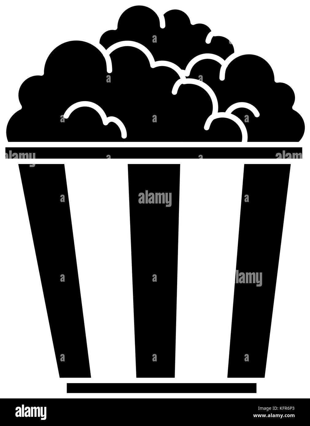 delicious pop corn icon vector illustration design Stock Vector Image