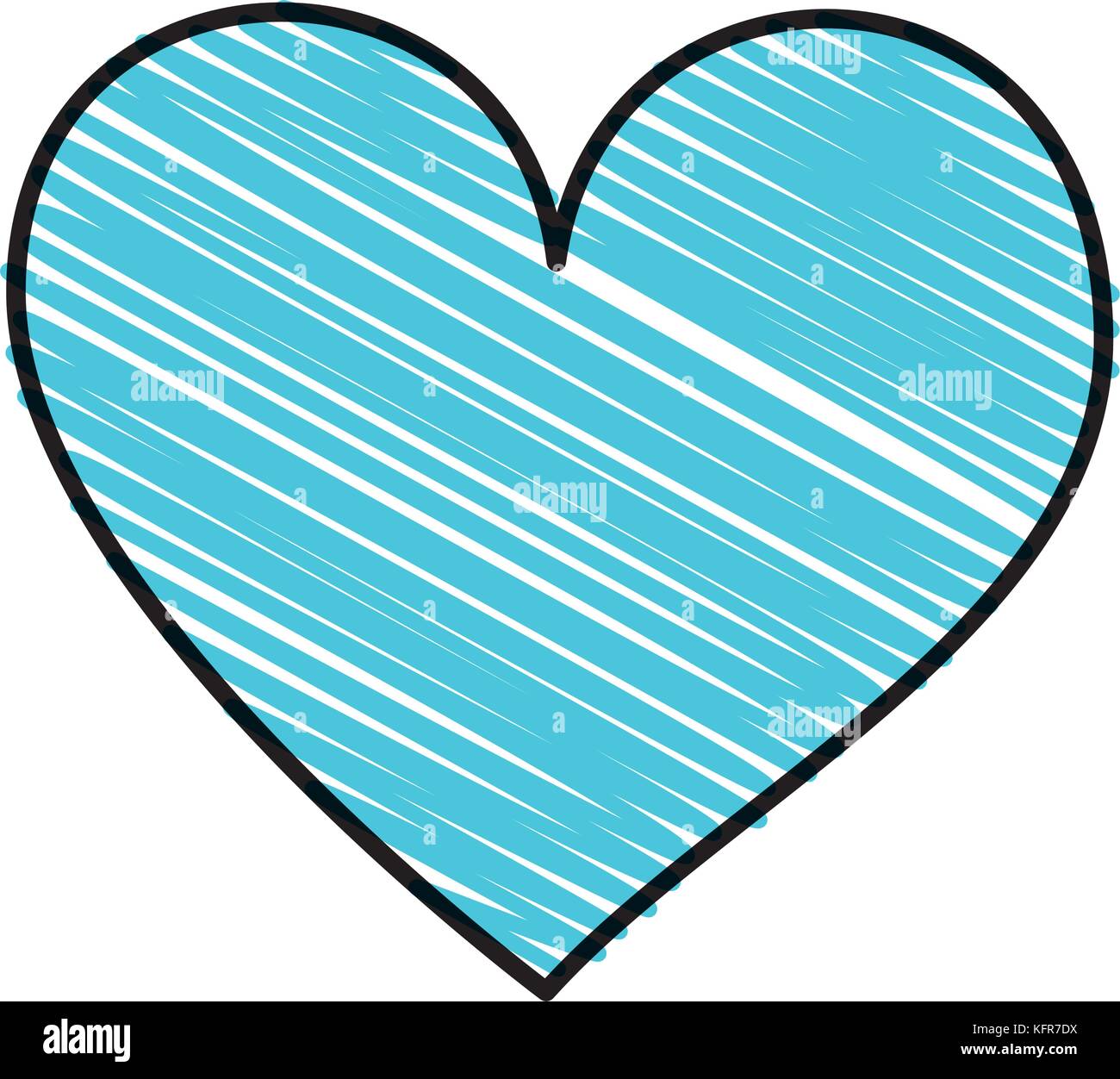 brush drawing heart love romance passion Stock Vector Image & Art Alamy
