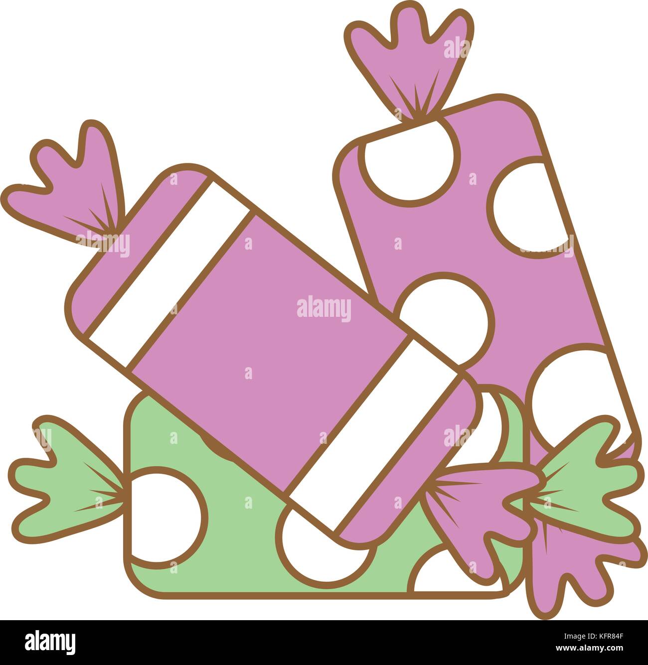 sweet candies isolated icon vector illustration design Stock Vector ...