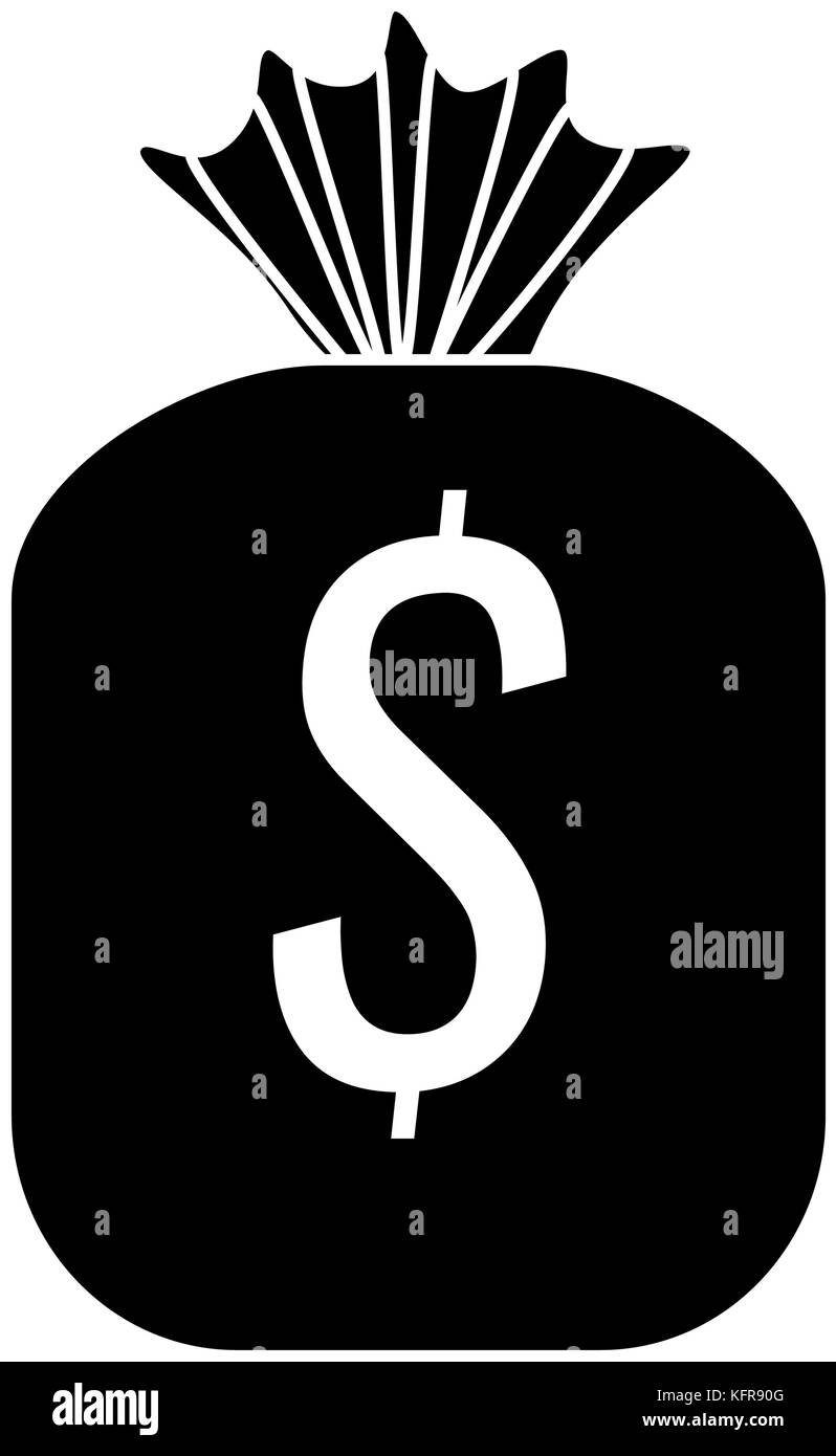 money bag isolated icon Stock Vector Image & Art - Alamy