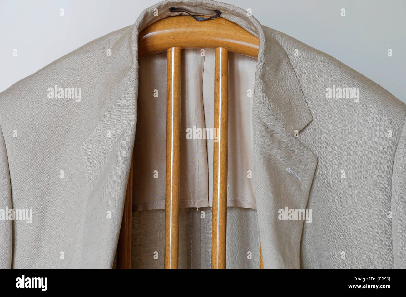 jacket on chair Stock Photo Alamy