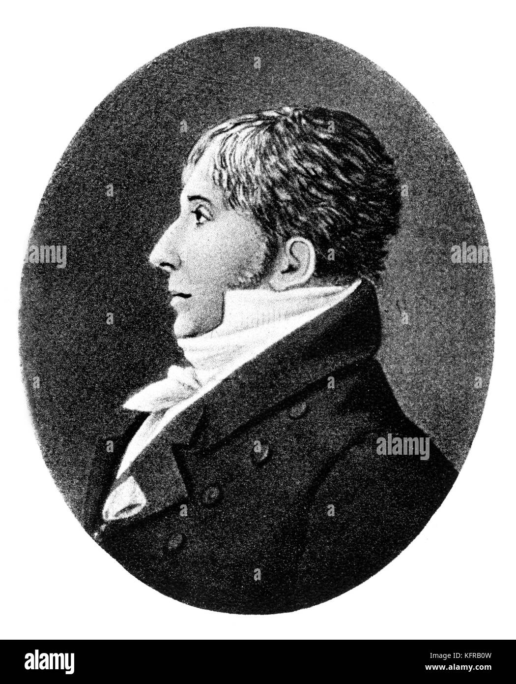 Jean-François Le Sueur, French composer, 15 February, 1760 – 6 October, 1837. Stock Photo