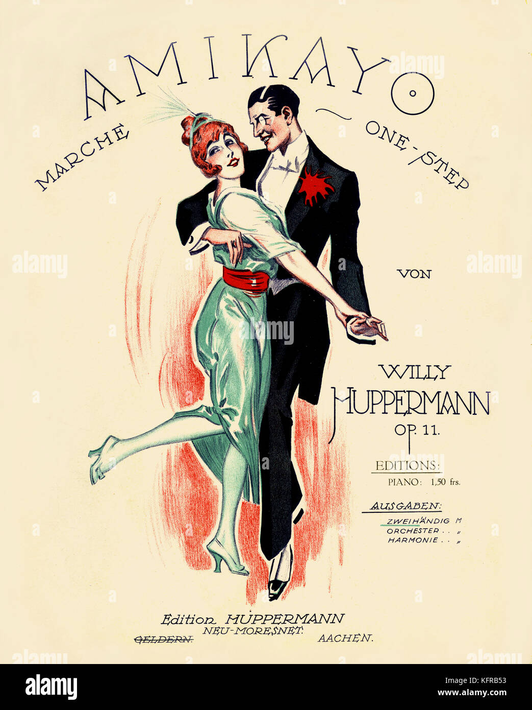 Amikayo One Step Score Cover With Dancing Couple Score