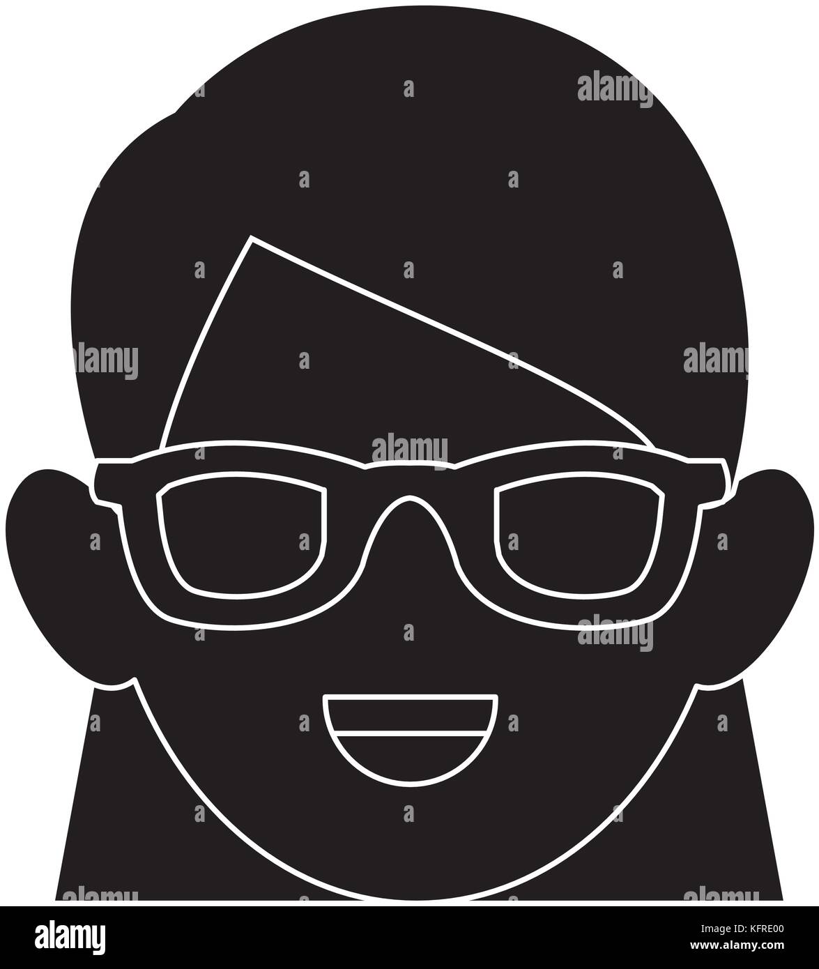 Woman with glasses Stock Vector Image & Art - Alamy