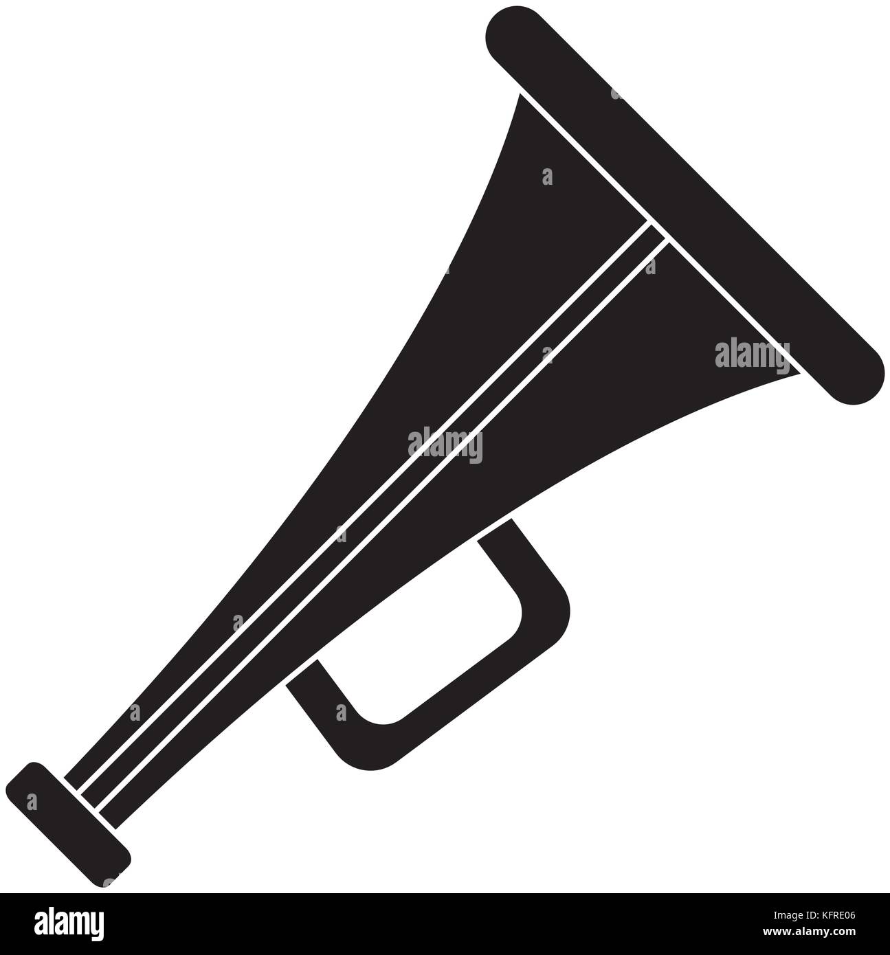 Vintage megaphone isolated Stock Vector Image & Art - Alamy