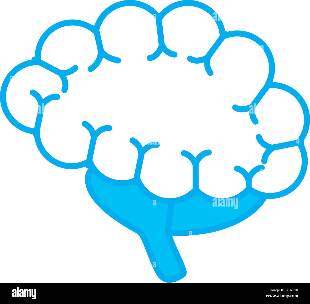 Human brain isolated Stock Vector Image & Art - Alamy