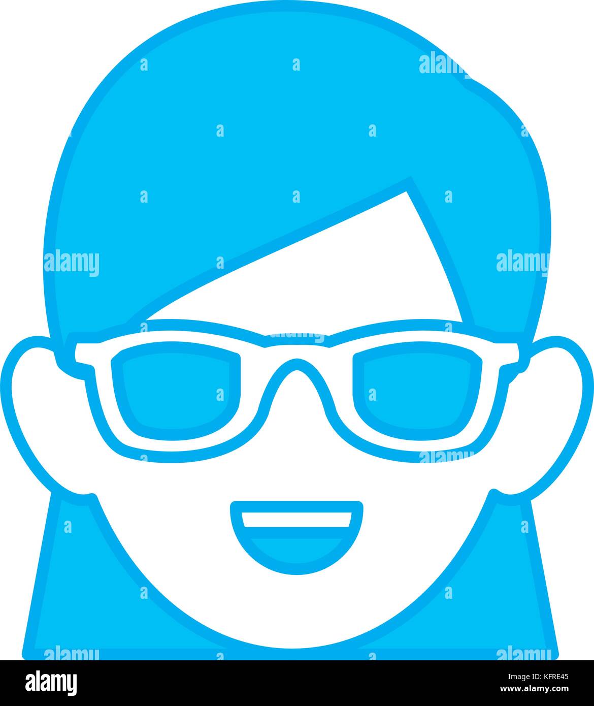 Woman with glasses Stock Vector Image & Art - Alamy