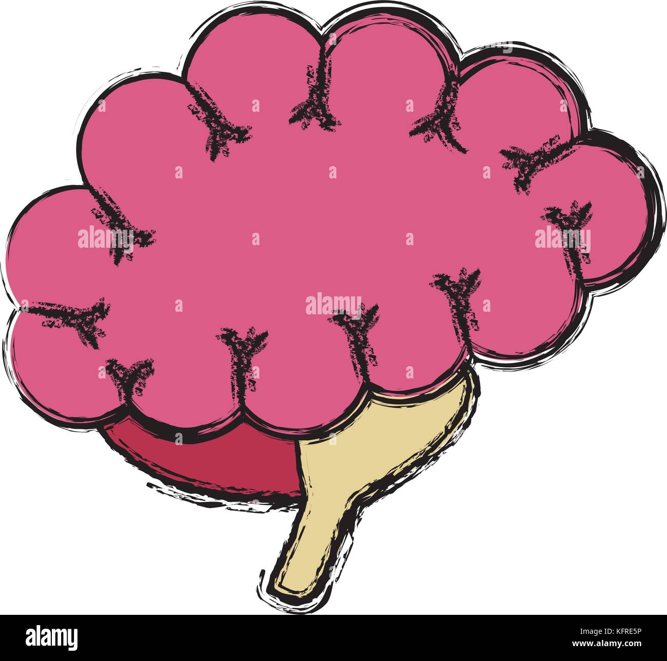 Human brain isolated Stock Vector Image & Art - Alamy
