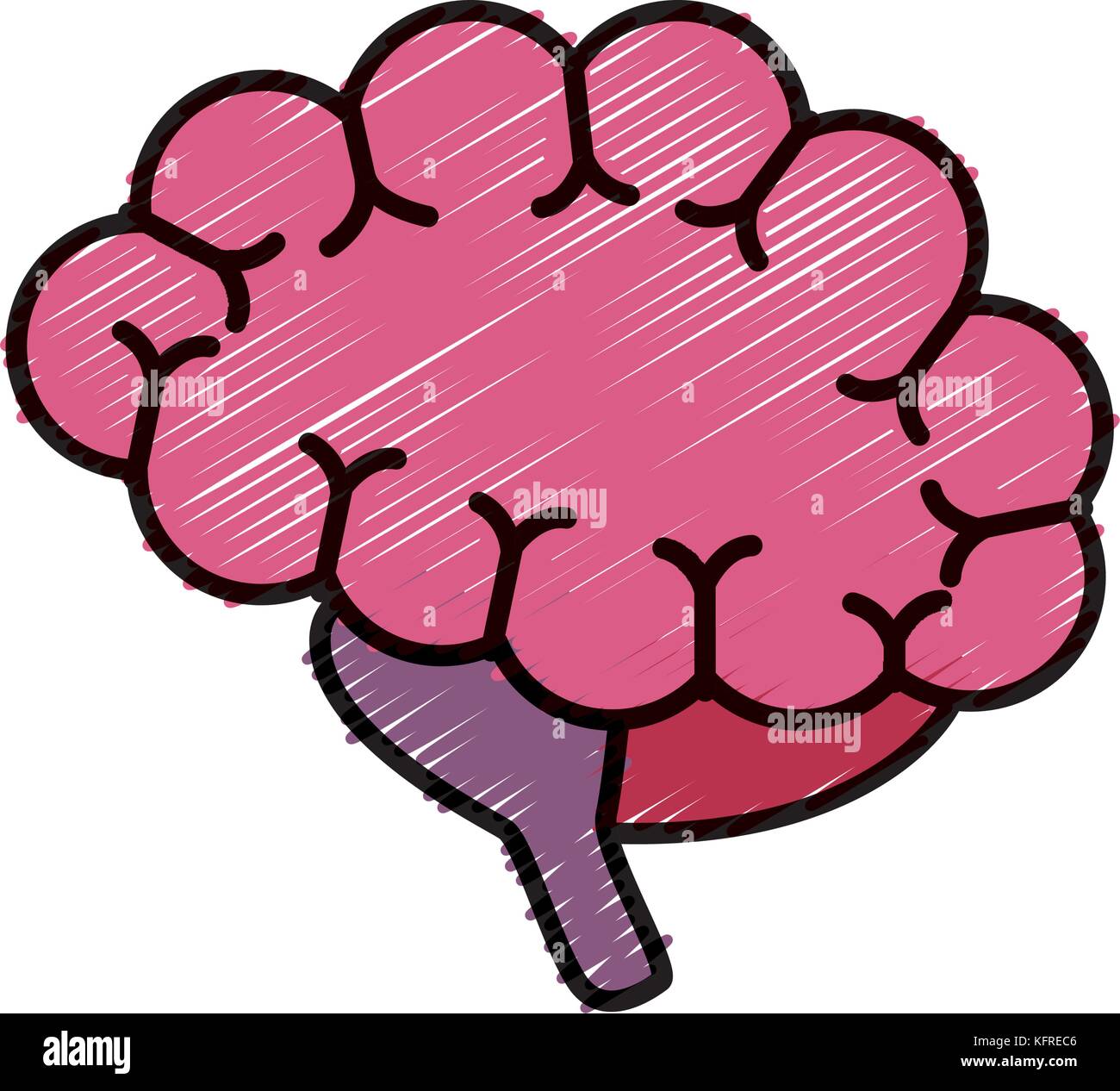 Human brain isolated Stock Vector Image & Art - Alamy