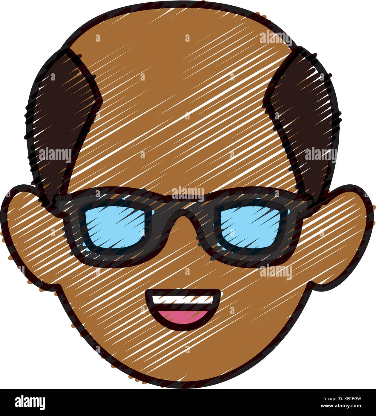 Man with glasses Stock Vector Image & Art - Alamy