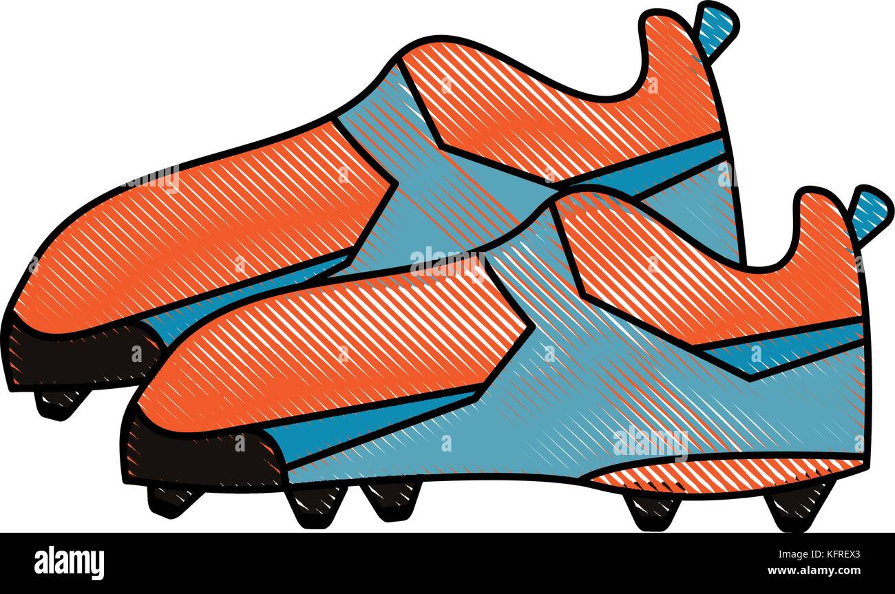 cleats football soccer shoes icon image Stock Vector Image & Art Alamy